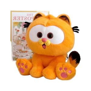 Célébrité pour enfants Garfield <span class=keywords><strong>dessin</strong></span> <span class=keywords><strong>animé</strong></span> chat poupée mignon en peluche brodé Technique doux PP coton - Product Image 4