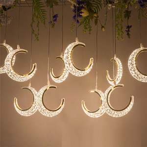 Luci di luna bagliore in acrilico per luci di ricevimento di nozze festa decorazione evento festa nuziale - Product Image 1