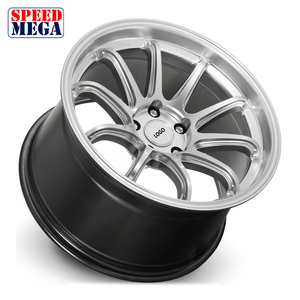 ล้อแม็กซ์ Speed Mega 10 ก้าน สีเงินขัดเงา น้ำหนักเบา รูปทรงตัววี แบบแยกส่วน ได้รับการรับรองมาตรฐาน JWL VIA ขนาด 17 18 19 นิ้ว - Product Image 2