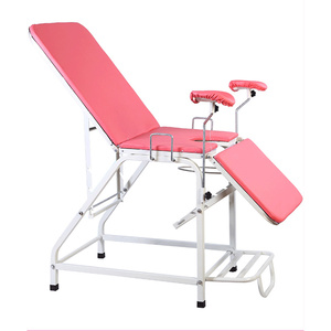 Cama Obstétrica Manual a Precio de Fábrica, Mesa de Partos de Acero Inoxidable, Silla de Ginecología Plegable que Ahorra Espacio - Product Image 1