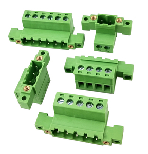 5.08mm Pitch Double Flange Through-Wall Header - Solderless In-Line <b>Terminal</b> Block - Product Image 5