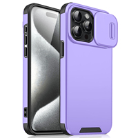 Coque antichoc pour iPhone 15 14 13 12 11 16 17 Pro Max 15 Plus 16E, étui de protection coulissant pour appareil photo pour iPhone 17 Air 17 Pro