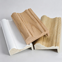 Nouvelle conception de cadre de porte moulé durable, moulure à grain de bois, cadre de porte intérieur combiné, bande de finition pour cadre de porte