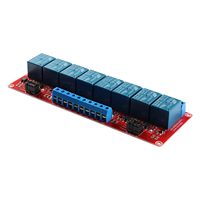 Module de relais 5V/12V/24V avec isolation optocoupleur, 8 canaux, déclenchement par niveau haut/bas, compatible avec les projets DIY Arduino Raspberry Pi