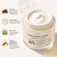 Crème anti-taches Lance Dark Spots, marque privée, réduit les taches brunes, crème hydratante éclaircissante pour le visage, convient à tous les types de peau