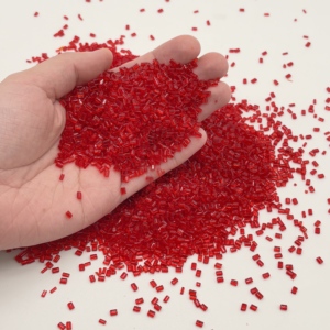 PS PC PET PMMA 3D 용 마스터 배치로 사출 성형 용 필라멘트 레드 컬러 마스터 배치 - Product Image 3