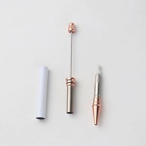 Sy52 Snowglobe Logo High Quality Metal Beadable Sublimation Ballpoint <b>Pen</b> Diy Beads - Product Image 2