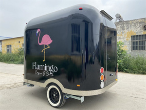 Best Selling Deep Fryer Installation Mobile Food Trailer with Grill Pizza Cooking <b>Stand</b> Flamingo Food Trailers Big Truck Fruit - Product Image 2