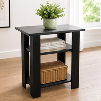 Table basse en bois durable de style européen moderne pour salon, taille et couleur personnalisables, meubles pour la maison