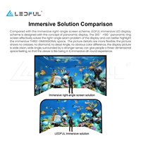 Écran LED immersif professionnel XR Stage P2.5 P1.8 pour production virtuelle en intérieur, studio de cinéma et diffusion en direct