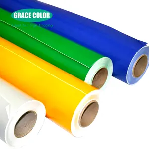 GRACE COLOR Permanent Glue selbst klebender Farb vinyl aufkleber zum Schneiden von Plottern