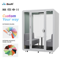 Cabine insonorisée commerciale, pod de bureau préfabriqué, pod insonorisé, réduction du bruit, isolation acoustique pour studio à domicile
