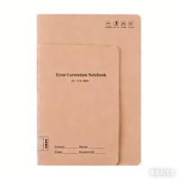Cahier de composition A5 simple en PU/PVC/PP/papier, imprimé offset, avec 36 feuilles, pour étudiants du collège et du lycée, reliure cousue