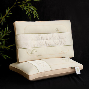 Chinese Style Cotton Linen <b>Pillow</b> Rectangle Breathable <b>Neck</b> Support For Hotels And B&Bs - Product Image 4