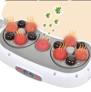 Moxibustión <span class=keywords><strong>Jade</strong></span> rodillo calefacción cinturón cálido amasado Lumbar vientre masajeador para mujer período alivio Abdomen - Product Image 1