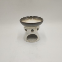 Bougeoirs en céramique de luxe au design italien avec couvercles nordiques Chauffe-bougies électriques pour une décoration intérieure unique