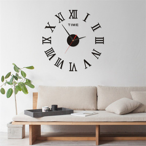 Orologio da Parete Silenzioso Tridimensionale Fai-da-Te in Stile Nordico Creativo, in Acrilico <span class=keywords><strong>e</strong></span> Vetro Rivestito in Metallo, per Uso Domestico, Soggiorno <span class=keywords><strong>e</strong></span> Camera da Letto - Product Image 6