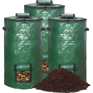 Sacs de culture de jardin modernes et durables en PE 150 g/m² pour <span class=keywords><strong>compost</strong></span> et fermentation, imperméables, respirants, faciles à utiliser, bac de jardinage épaissi, probiotique - Product Image 6
