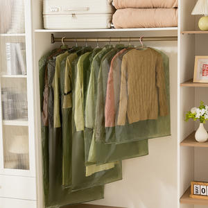 Sacchetti di abbigliamento in plastica trasparente trasparente trasparente trasparente sacchetti per abiti riutilizzabili per la conservazione dell'armadio - Product Image 3