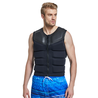 Super gilet de sauvetage à flottabilité Surf Raft Kayak Pêche Jet Ski Sport nautique Orange Gilet de sauvetage pour adulte