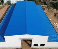 Kit de construction en structure métallique préfabriquée pour entrepôt, poulailler, hangar avec conception de soudure conforme aux normes ASTM/GB