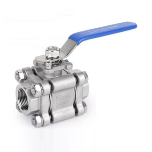 JTAIV Stainless Steel SUS316L 3PC Manual Base High Pressure Three Piece Normal Temperature Female Thread Handle Ball Valve