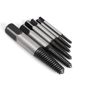 Spiral Flute Screw Extractor <b>Set</b> 90mm Metric Carbon Steel Industrial Grade Home Use Disassembly <b>Tool</b> - Product Image 1