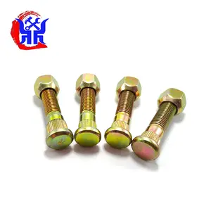 Heavy Truck Rear Wheel Hub Bolts Wheel Knurl Studs