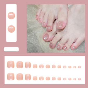 24 <span class=keywords><strong>Uñas</strong></span> <span class=keywords><strong>Postizas</strong></span> <span class=keywords><strong>de</strong></span> ABS con Cobertura Total, Color Blanco Perla Brillante, con Pegamento <span class=keywords><strong>para</strong></span> Mujeres y <span class=keywords><strong>Niñas</strong></span> - Product Image 2