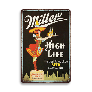 2024 meilleure vente personnalisé rétro <span class=keywords><strong>Vintage</strong></span> 20x30cm impression UV français métal étain plaque tenture murale plaque décorative - Product Image 4