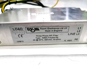 Plc Kullanılmış R88A-FIK304-<span class=keywords><strong>RE</strong></span> RFI Filtre Servo RASMI - Product Image 2