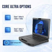 Nuovo Laptop Industriale Robusto Getac S510, Intel Core Ultra, 64GB DDR5, SSD NVMe da 2TB, Schermo da 15.6 Pollici, Windows 11 Pro in Inglese