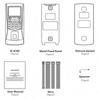 Lecteur biométrique d'empreintes digitales multifonction de 2,8 pouces, pointage des employés de bureau, RFID, NFC, réinitialisation du mot de passe, étanche IP66