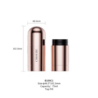 Tube déodorant naturel sous vide pour femmes et hommes, bâton anti-sudorifique, 75ml, or rose, g