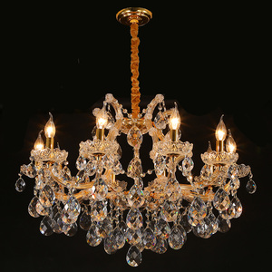 Đèn Chùm Pha Lê Phong Cách Châu Âu Đèn Cà Phê Đen Cầu Thang Biệt Thự Kẹp Đèn Pha Lê Kỹ Thuật Khách Sạn Đèn Chùm Lớn - Product Image 6