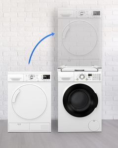 Hướng dẫn sử dụng nhà & khách sạn sử dụng máy giặt tiết kiệm không gian và bộ xếp chồng Máy sấy với bao bì đặt hàng qua thư - Product Image 6