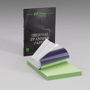Papier de transfert thermique pour <span class=keywords><strong>tatouage</strong></span> EZ Tattoo, 4 couches, format A4, pour machine à copier les tatouages et <span class=keywords><strong>dessin</strong></span> manuel, 20/50 feuilles - Product Image 1
