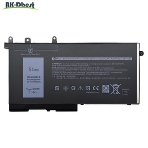 11.4V 51WH 93FTF ホットセール卸売 新品交換用バッテリー <span class=keywords><strong>Dell</strong></span> Latitude <span class=keywords><strong>E5480</strong></span> P60F P72G E5290 93FTF ノートパソコン用バッテリー - Product Image 1