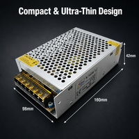 Alimentation électrique à découpage AC/DC 12V 8.3A 100W en boîtier métallique IP20 pour éclairage LED intérieur