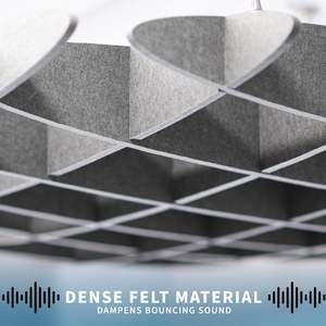 Panneaux acoustiques de conception de modè<span class=keywords><strong>le</strong></span> 3D moderne pour hôtels studios de <span class=keywords><strong>musique</strong></span> bureaux barrière de plafond en feutre pour animaux de compagnie annuler <span class=keywords><strong>le</strong></span> bruit tapissé <span class=keywords><strong>son</strong></span> - Product Image 4