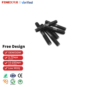 Boulons filetés à double extrémité pour la construction, boulons de fixation en acier au carbone - Product Image 1
