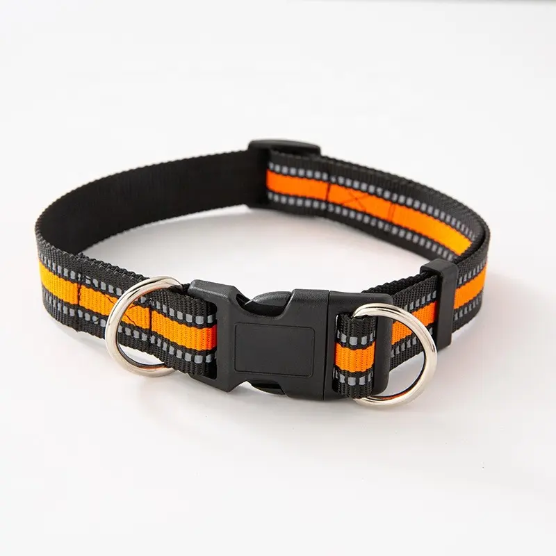 Adjustable Night Light Pet Tracker Collar Engraved Cat and Dog Pet Tie Collar with Collars and Leashes