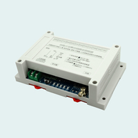 Télécommande industrielle sans fil 4 canaux, boîtier métallique, code d'apprentissage, étanche, piles AAA, portée 100-200m, émetteur-récepteur
