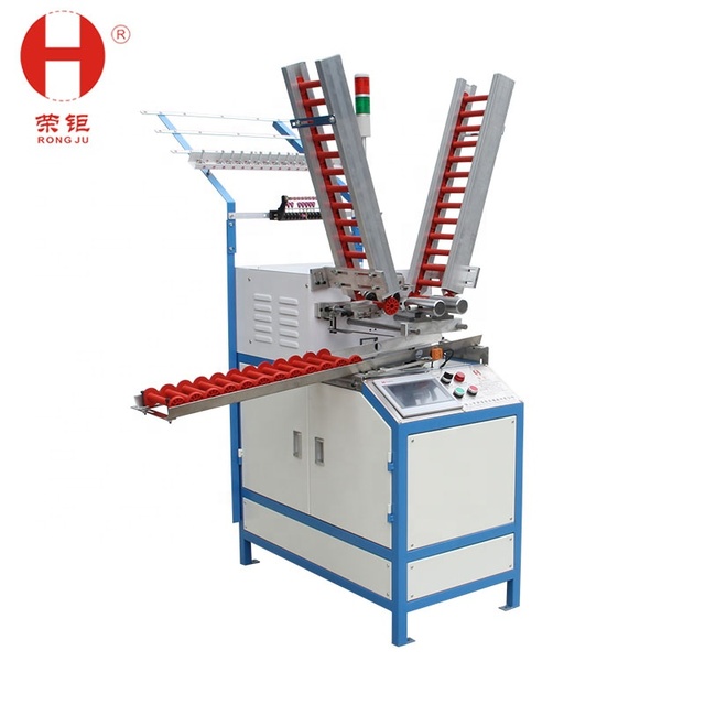 PLC Control Thread Rewinding Machine Uniform Length Yarn Rewinder Automatic Bobbin Feeder Winding Spinning Machine