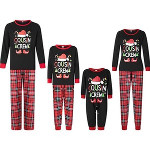Best Quality Holiday Cotton Sets <strong>Couples</strong> Kids Women Soft <strong>Matching</strong> Family Pajamas Sets Christmas Print Sleepwear Pjs Suits Autumn - Product Image 4