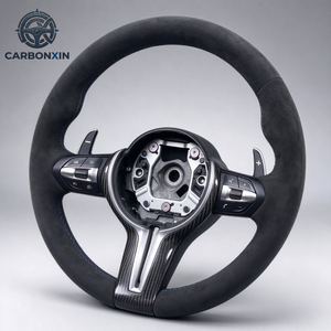 Volant de voiture en cuir personnalisé pour BMW F10 F20 F15 F31 F30 F32 F34 F36 X1 X2 X3 X4 X5 X6 M2 M3 M4 E90 E92 E82 E53 E89 E81 - Product Image 6