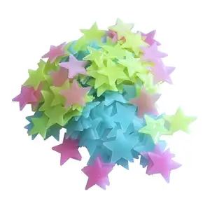 Assorted Color Luminous Star Stickers For Ceiling And Wall Decals Glowing Star Wall Stickers Perfect For Christmas Decor