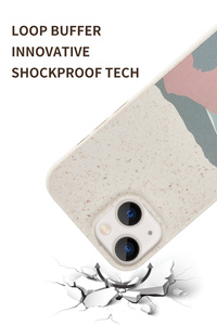 <span class=keywords><strong>Coque</strong></span> de <span class=keywords><strong>téléphone</strong></span> biodégradable durable compostable <span class=keywords><strong>écologique</strong></span> en paille de blé pour iPhone 14 Pro Max - Product Image 5