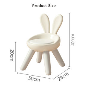 <span class=keywords><strong>MIGO</strong></span> BEAR Enfants chaises dossier bébé en plastique <span class=keywords><strong>chaise</strong></span> assise maternelle intérieur maison siège Enfants petit banc tabouret chaises - Product Image 5