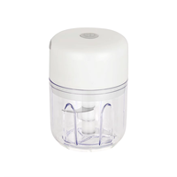 Mini hachoir à ail électrique portable de qualité alimentaire avec mélangeur de pressage de coupe de charge USB hachoir à viande électrique